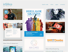 Tablet Screenshot of insilico.es